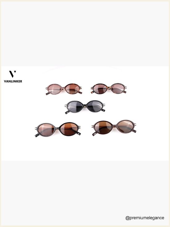 Trendy Oval Retro Vintage Sunglasses for Women Men VL9903